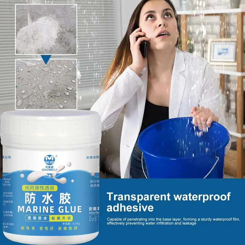 Waterproof Sealant Agent Transparent Glue Toilet Anti Leak Nano Glue Roof Repair Broken Agent Sealant Leak Trapping Repair Tools