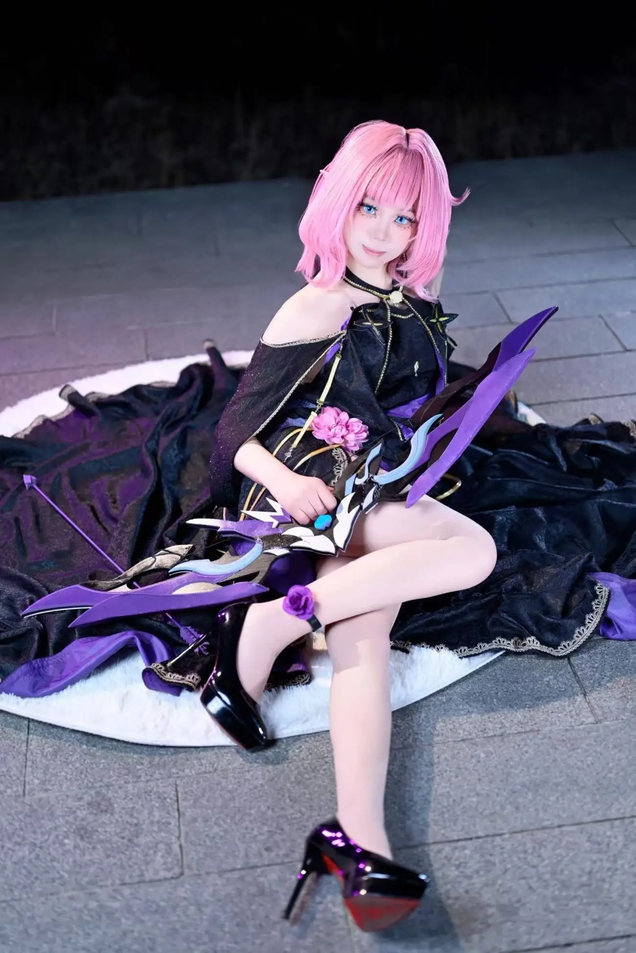 

Светящийся лук и стрелы Elysia Cos для косплея по игре Honkai Impact 3, реквизит для Хэллоуина и рождественских вечеринок, аксессуары для костюмов