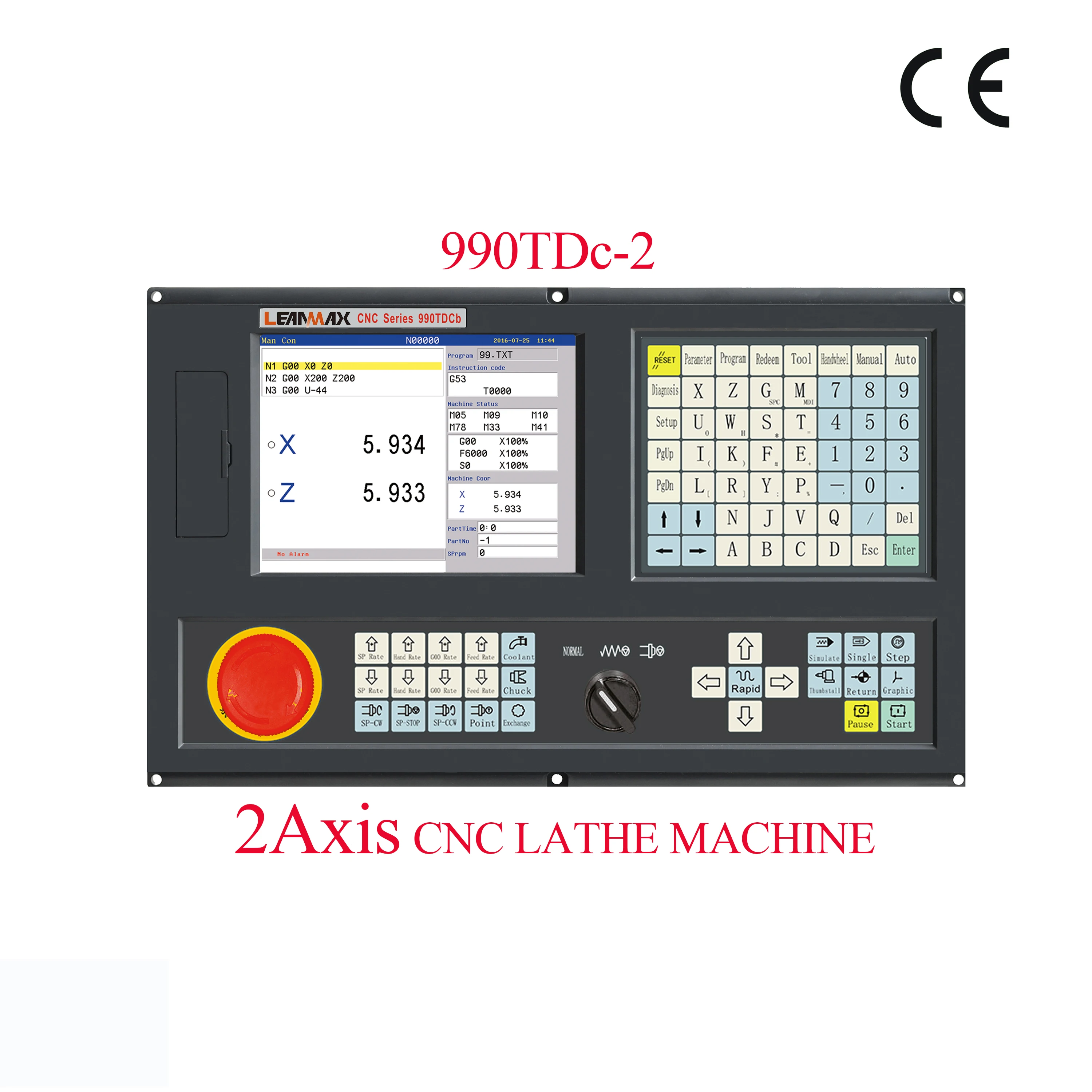 990TDC CNC Lathe Controller For CNC Lathe Machine 2 axis 3 axis 4 axis motion control card with ATC and macro function