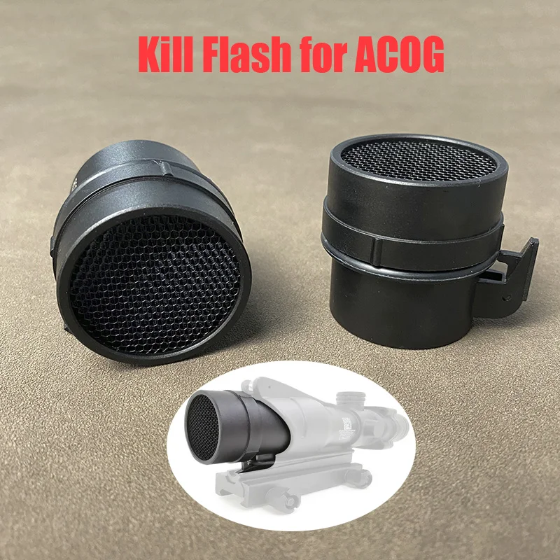 

Tactical Killflash Anti-Reflection ARD Device for ACOG TA31 4x32 Scope kill Flash ACOG net
