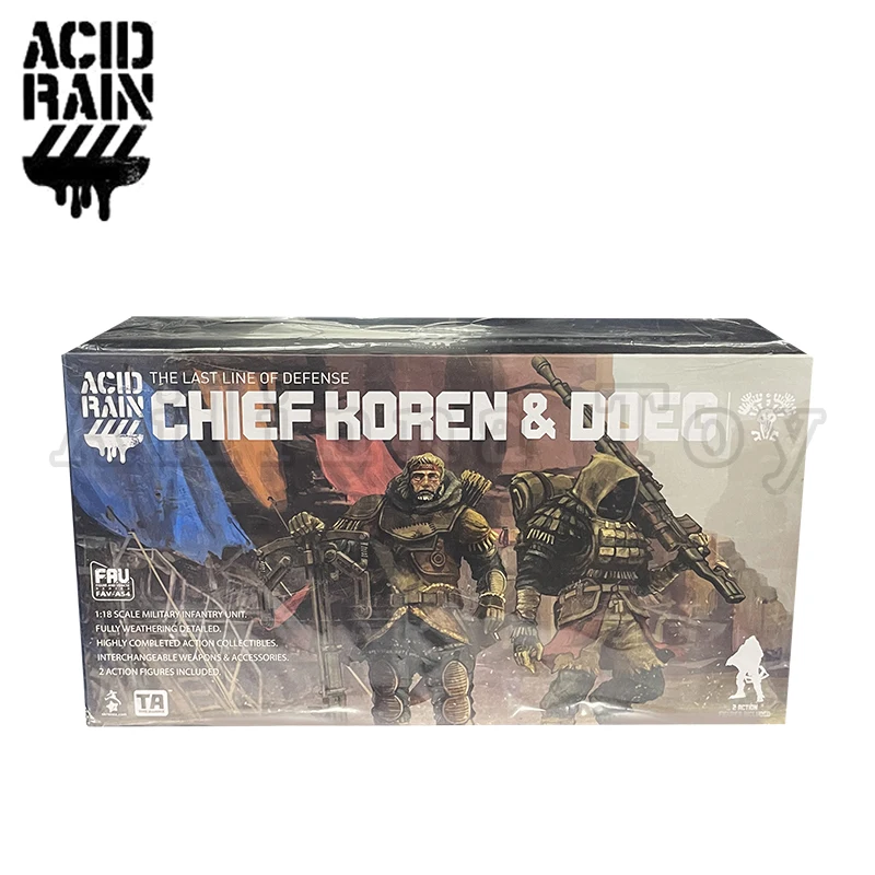 Acid Rain 1/18 Action Figure (2PCS/SET) FAV-A54 Chief Koren & Doeg Anime Collection Military Model