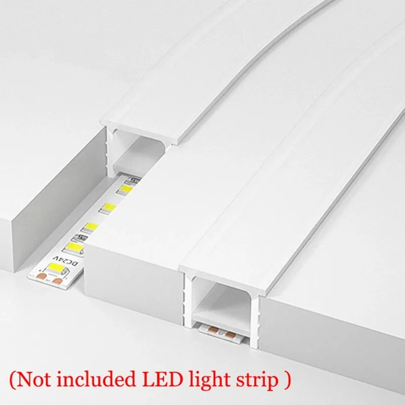 1-10M LED Neon Rope Tube Recessed Silicone Diffuser Channel For WS2811 RGB Indoor Decor Outdoor Waterproof Flexible Strip Light