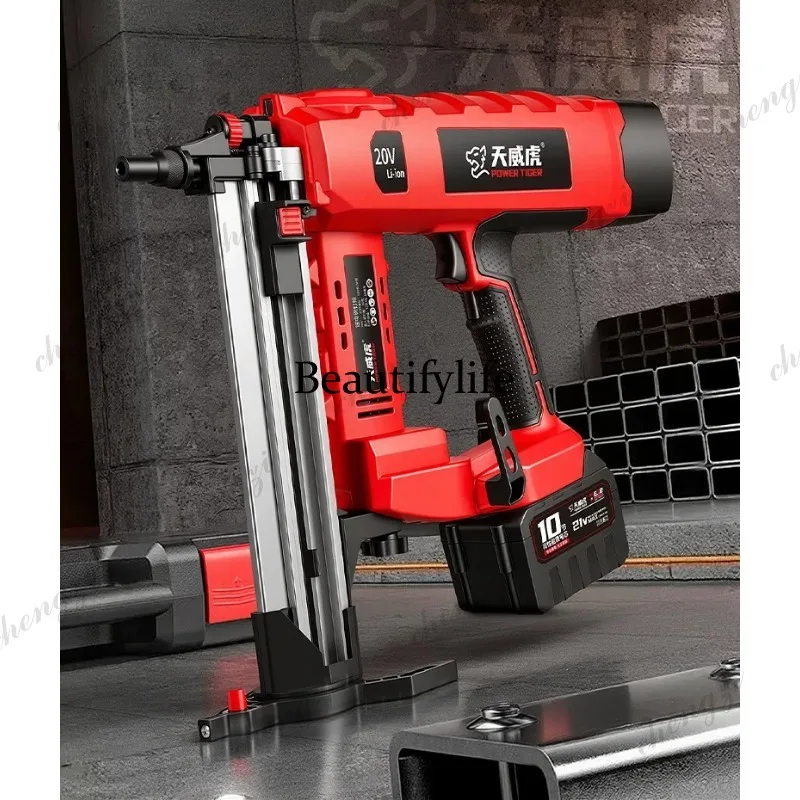 

A81 Lithium Battery Steel Nail Gun Water and Electricity Special Air Nail Gun Multifunctional Concrete Electric Special