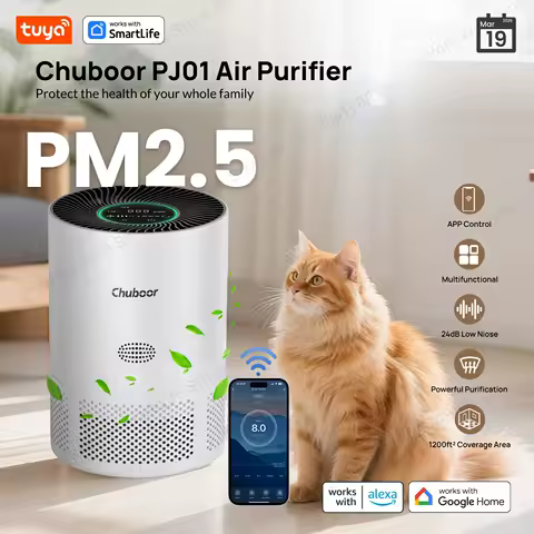 EU Tuya Smart Mini Air Purifier for Bedroom — Best smart-feature bedroom upgrade