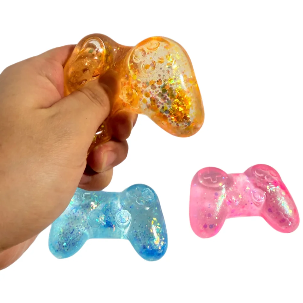 Stressabbau-Spielzeug, Game-Controller, Squishy-Fidget-Spielzeug, transparentes Stern-Quetschspielzeug, Anti-Stress-Spielzeug, Weihnachtsgeschenk für Freunde – Detail 4