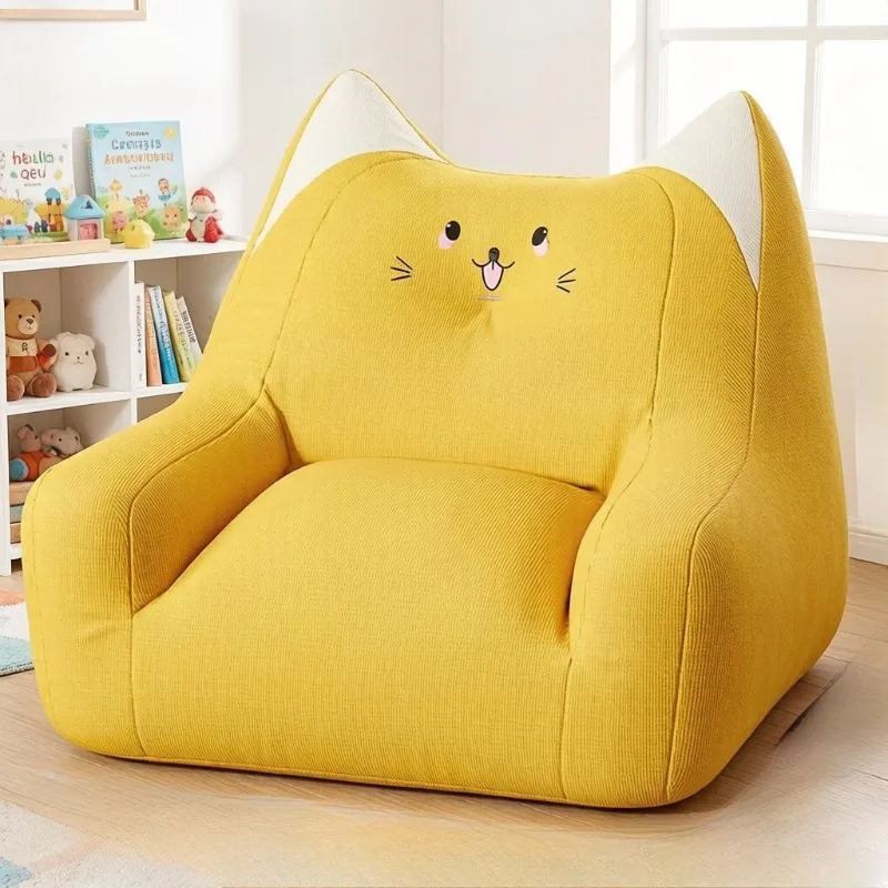 Lazy Sofa for Home Use, Comfortable Floor Sofa Chair for Reading, Cute Cartoon Single Lazy Sofa