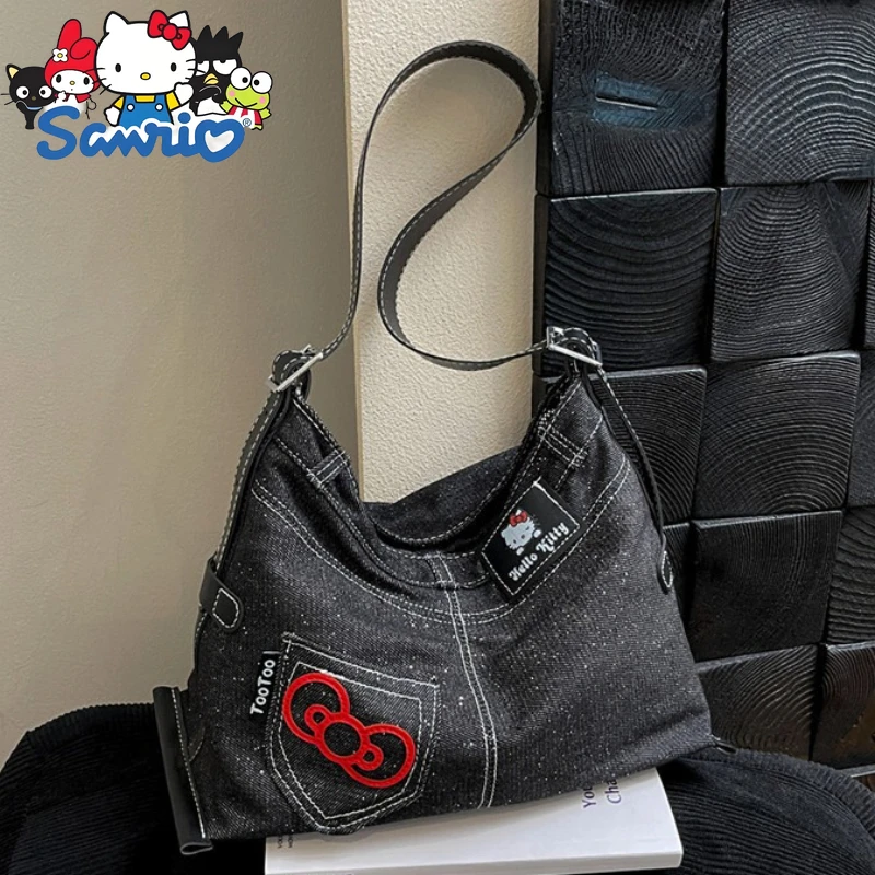 

Hello Kitty New Women's Shoulder Bag Cartoon Fashion Women's Shoulder Messenger Bag Large Capacity Casual Women's Bag