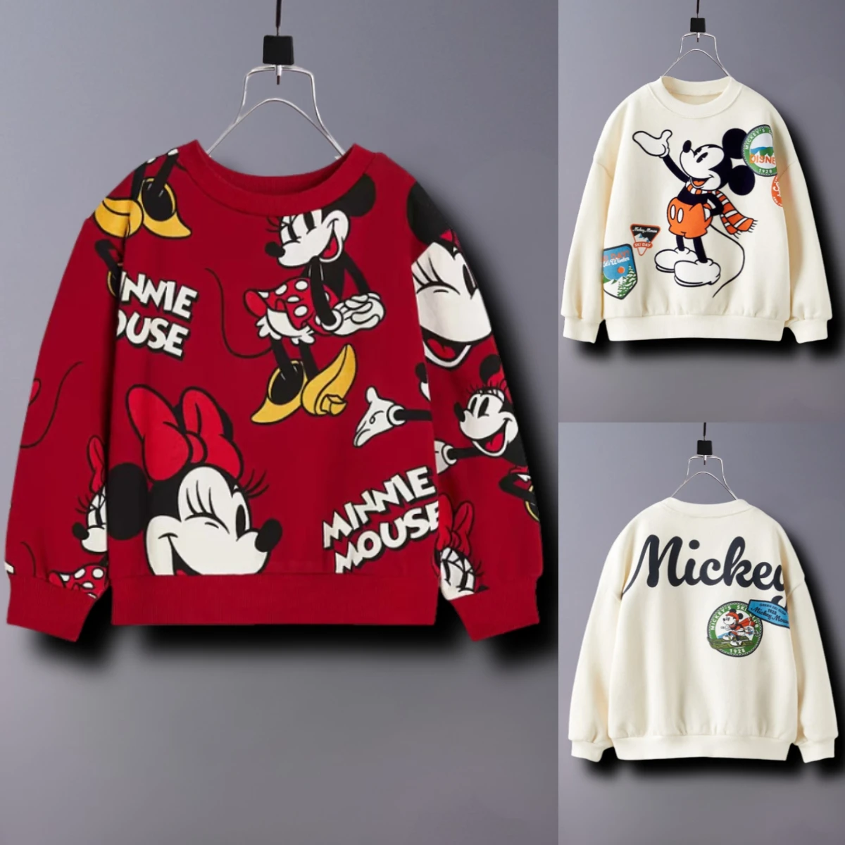 

Cartoon Pattern Children Long Sleeve Tops Hoodie Loose Fashion Kids Crewneck Pullover Sweatshirt Boys Clothes Autumn Clothing