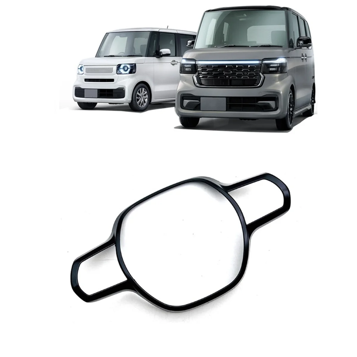 STE-eFor Honda N-Box JF5 JF6 2023 2024 RHD K-Car عجلة القيادة غطاء الكسوة الديكور الملحقات الداخلية ،