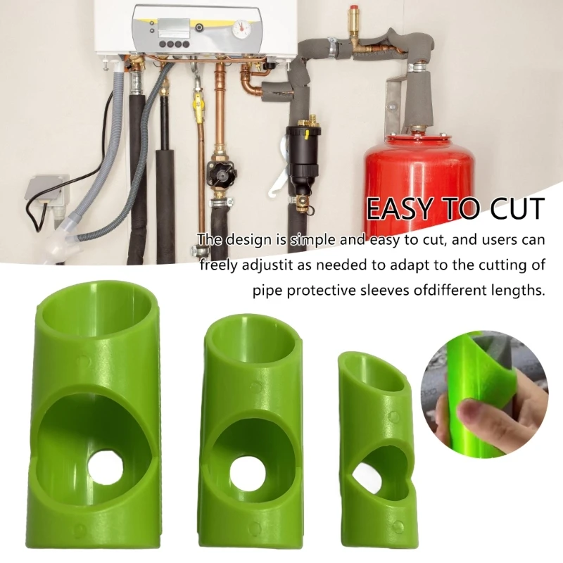 3Pcs Foam Pipe Cutter Tool Foam Pipe Insulation Cutting Guide Tool Insulation Clamp for Home Industries Commercial Place