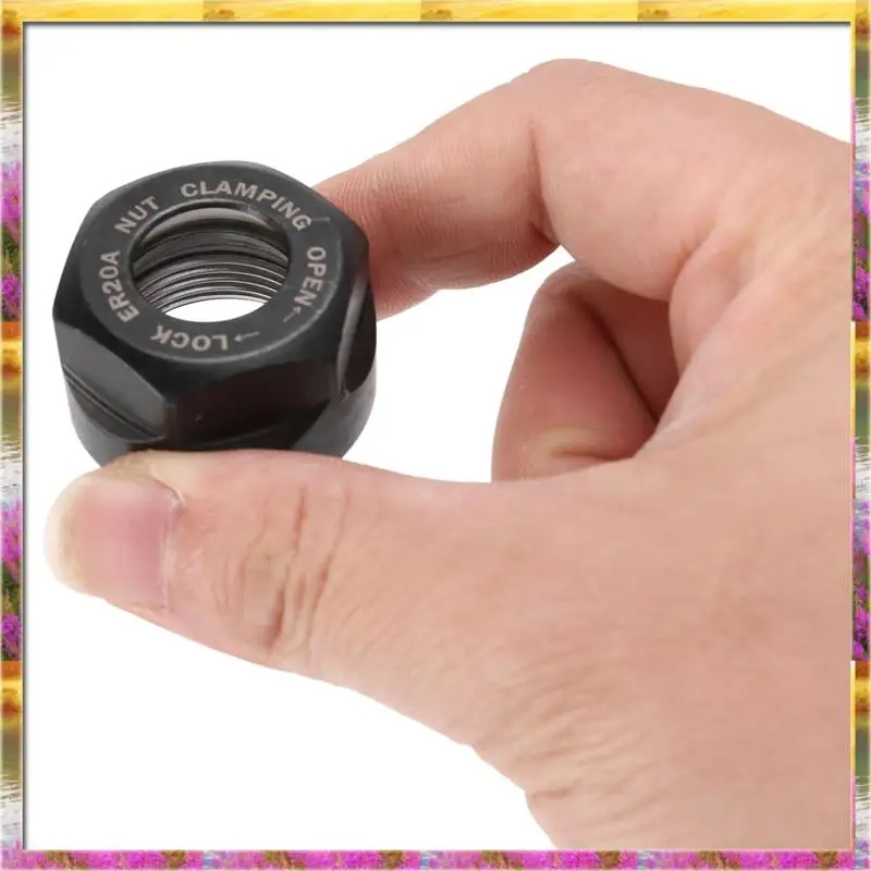 AA46 HOT-6X ER20 Collet Clamping Nuts For CNC Milling Chuck Holder Lathe