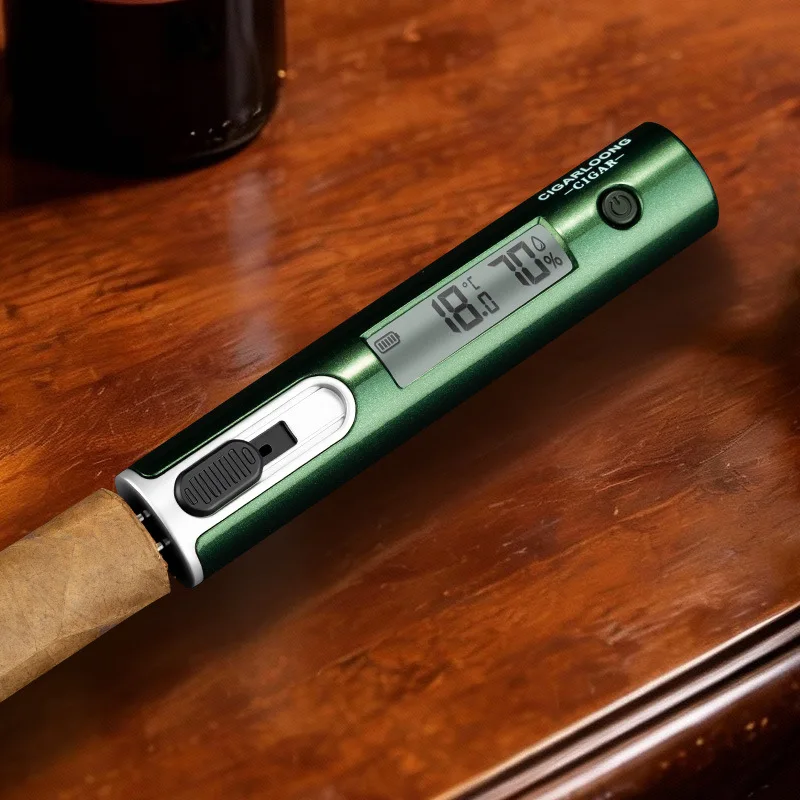 

Измеритель влажности сигар с USB-зарядкой, специальный прибор для измерения внутренней влажности, тестер сигар, гигрометр для сигар