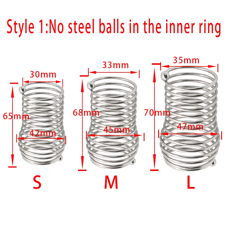 Stainless Steel Male Cock Ring Metal Penis Ring Restraint Chastity Cage Penis Sleeve Male Penis Bondage Hollow Out Cock Cage