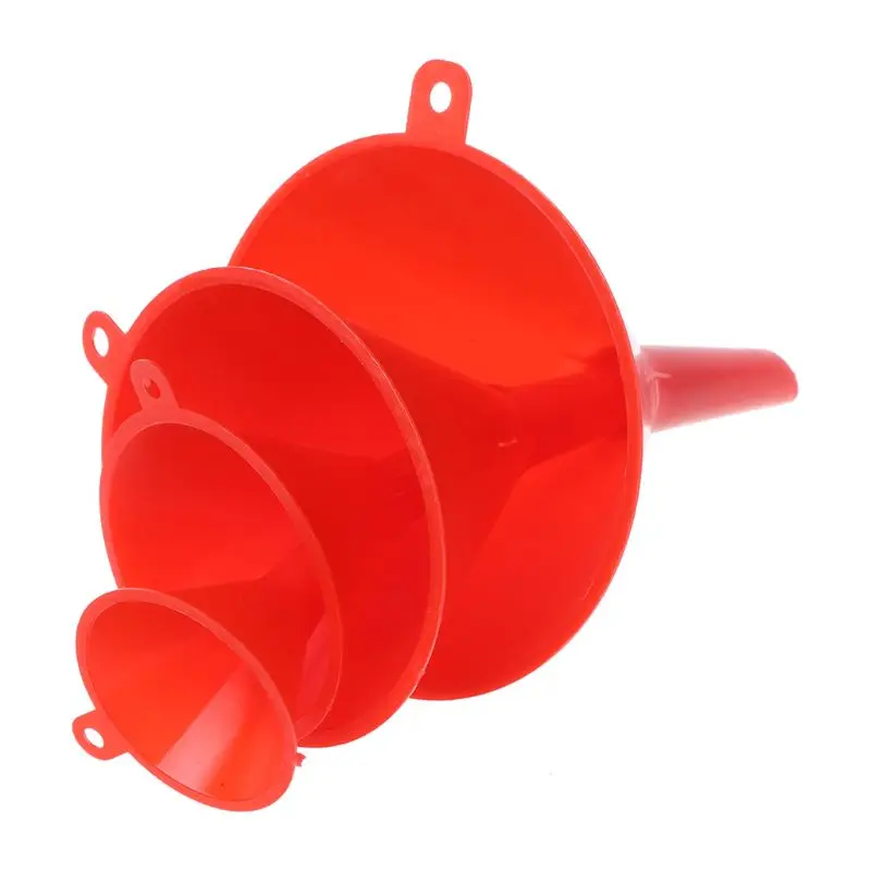 4Pcs Small Car Refueling Funnel Gasoline Engine Oil Additive Motorcycle Farm Machine Use Convenient Anti-leakage Dropshipping