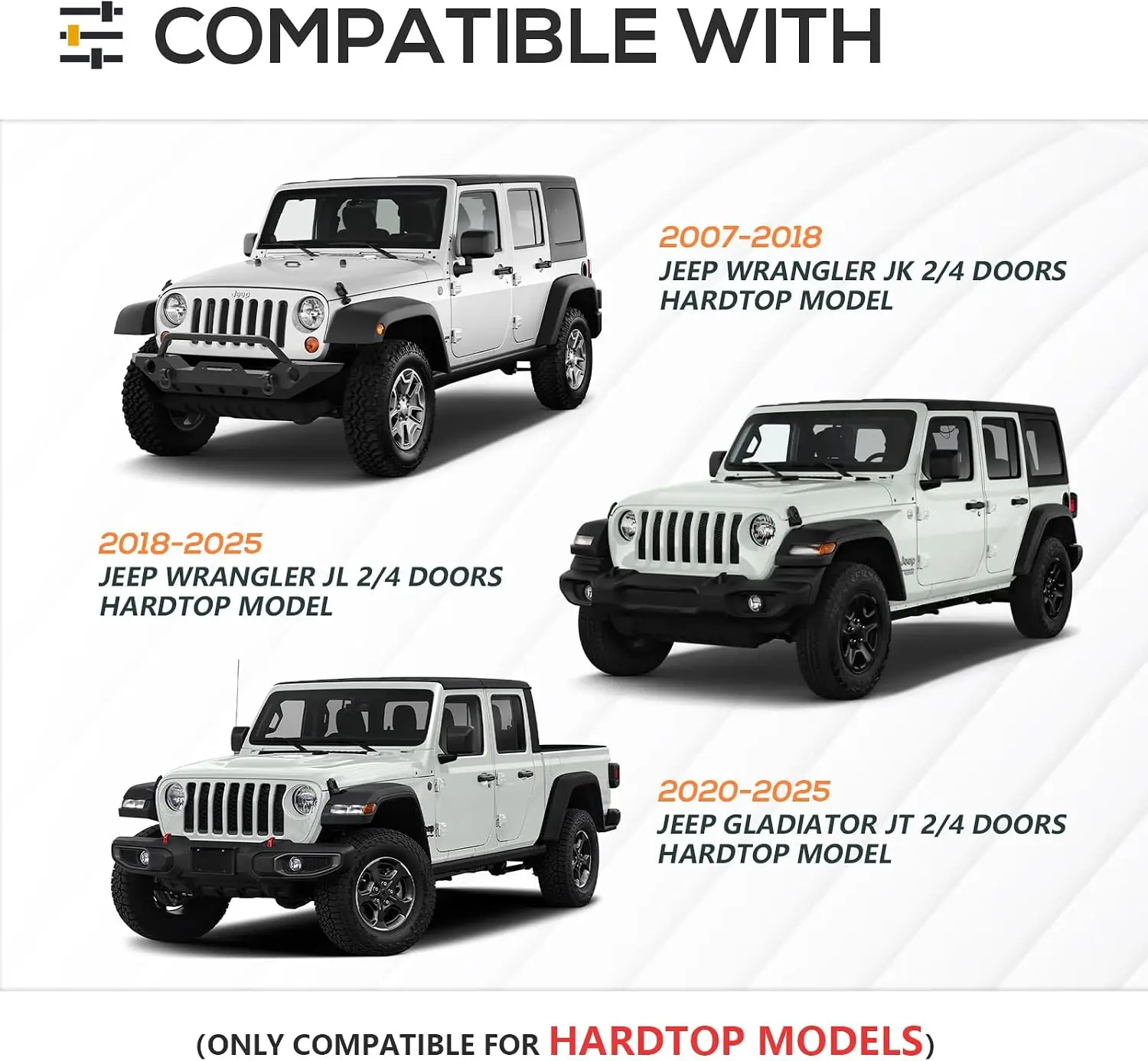 400 LBS Roof Rack Cross Bars with 4 Pcs LED Lights Bar Compatible for 2007-2026 Jeep Wrangler JK JKU JL JLU Unlimited & Gladiato