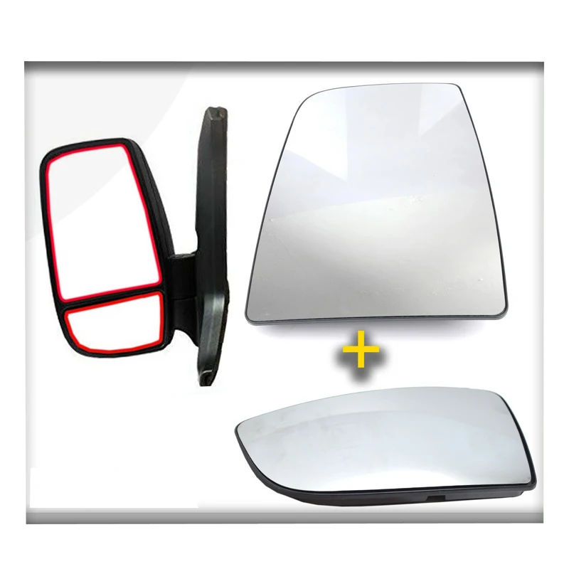 

FOR FORD TRANSIT MK8 WING MIRROR UPPER & LOWER GLASS LEFT SIDE (2014+ONWARDS)