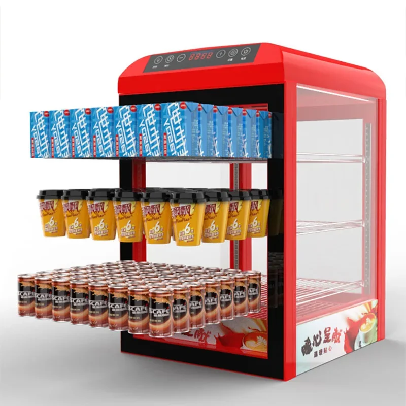 108L Hot Beverage Cabinet Commercial Convenience Store and Supermarket Milk, Coffee, and Beverage Insulated Display (Customized)