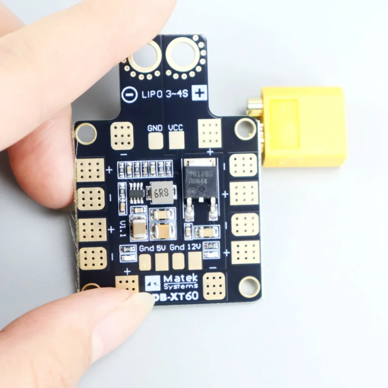 

Matek Systems PDB XT60 W/ BEC 5V & 12V 2oz Copper For RC Helicopter FPV Quadcopter Muliticopter Drone Power Distribution Board