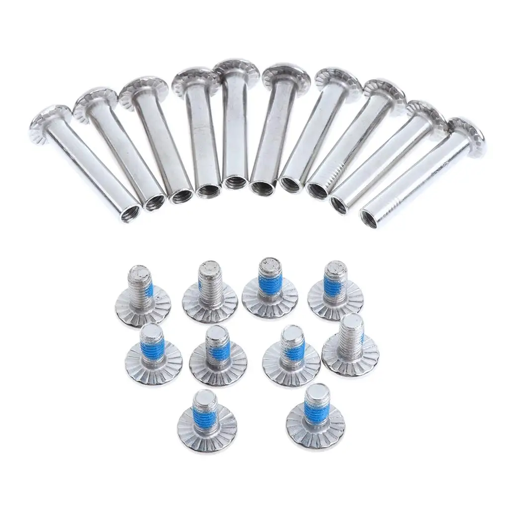 

1 комплект, винт для роликовых коньков, гайка для роликовых коньков, серебро 31 мм/36 мм