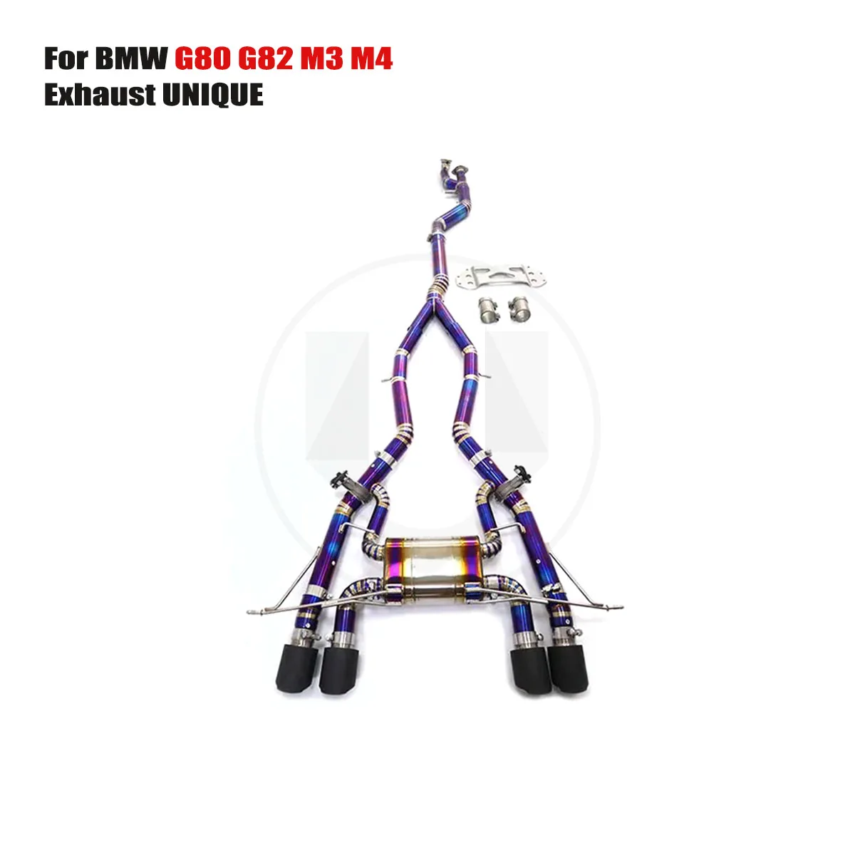 UNIQUE Titanium Alloy Exhaust System Performance Valve Catback For 2021+ BMW G80 G82 m3 m4   Muffler For Cars