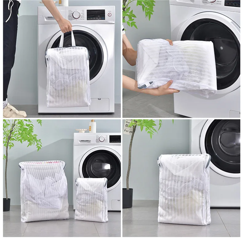 

Multifunction Laundry Bags Travel Clothing Storage Organizer Bags,4 sizes/pack,white