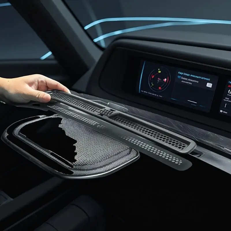 

Защитная сетка для центральной консоли Leopard 5 2023-2025: пылезащитный чехол для воздуховодов и кондиционера автомобиля