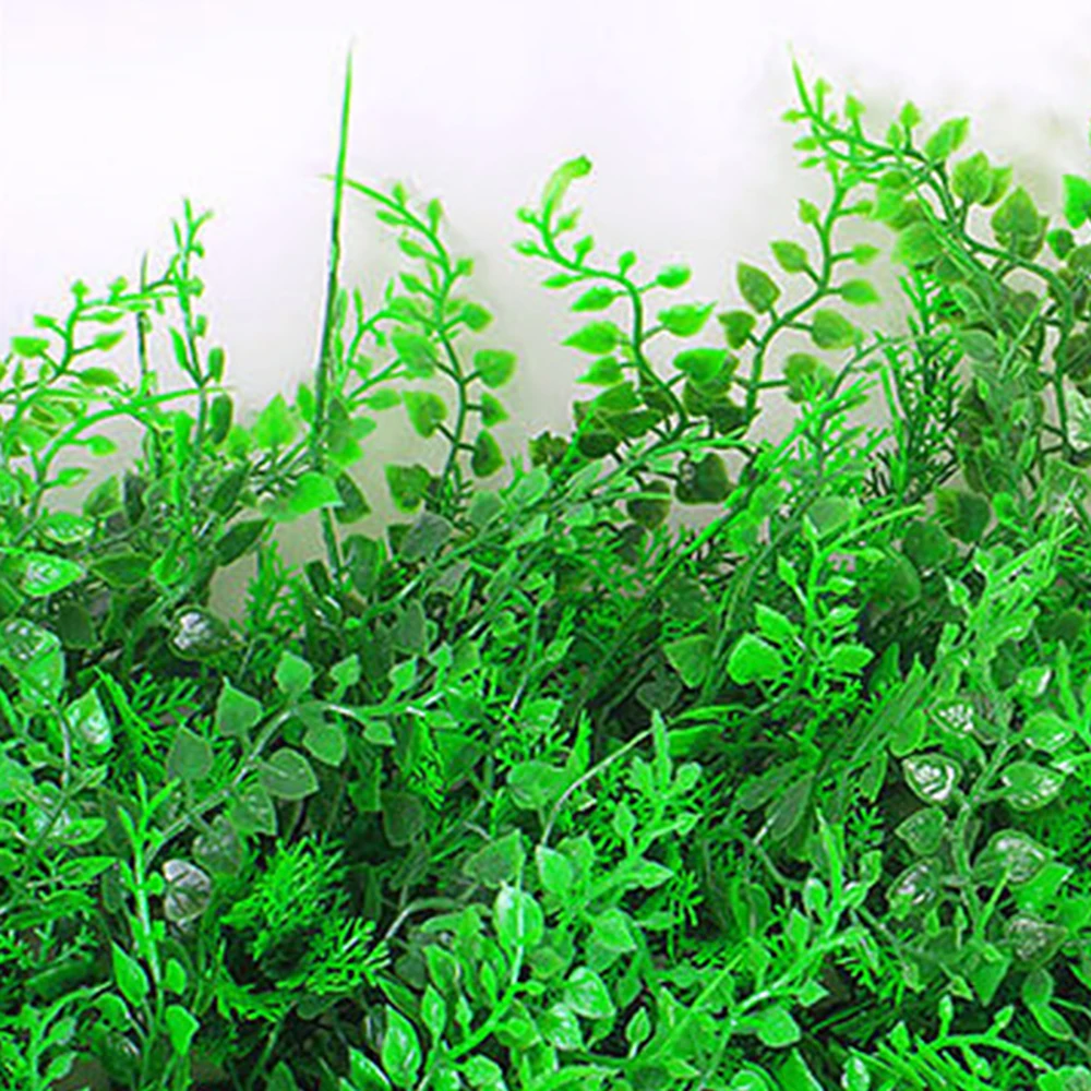 

Artificial Plants Grass Wall Backdrop Decoration Indoor Outdoor Home Garden Balcony Party Wedding Decor 25*25/60*40/50*50 cm