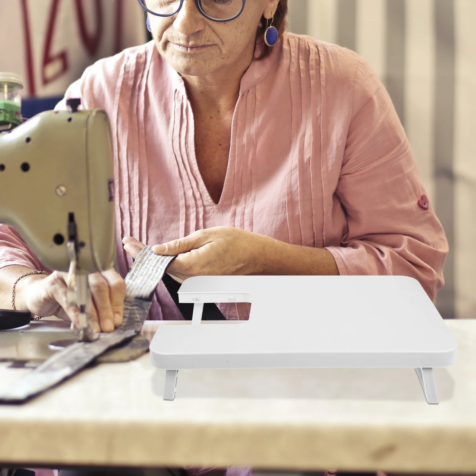 

Machine Extension Table Universal Expandable Work Surface For Home Portable Electric Sewing Machines Durable Plastic