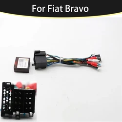 Car 16pin Wiring Harness Adapter Canbus Box Decoder Android Radio Power Cable For Fiat Bravo RP5-FT-002