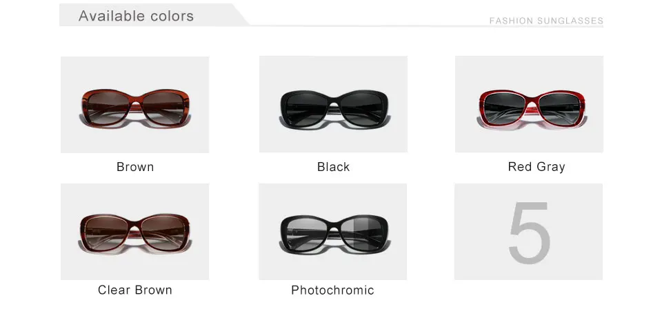 KINGSEVEN Young Style Damen-Sonnenbrille mit Farbverlauf und polarisierten Gläsern, luxuriöses Design, elegante Damen-Sonnenbrille für Damen – Detail 6
