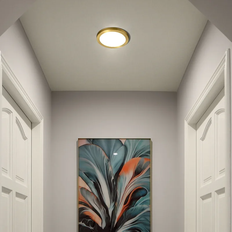 Modern Minimalist LED Recessed Downlight Embedded Living Room Porch Aisle LED Spotlight Ceiling Lights