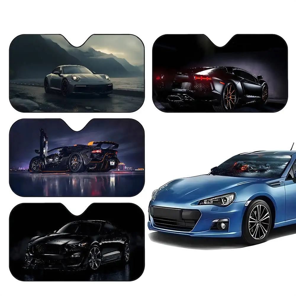 

Luxry Cars Car Sunshade Curtains Car Sun Shade Windshield Foldable Cute Funny Sunshade For Car Truck SUV Blocks