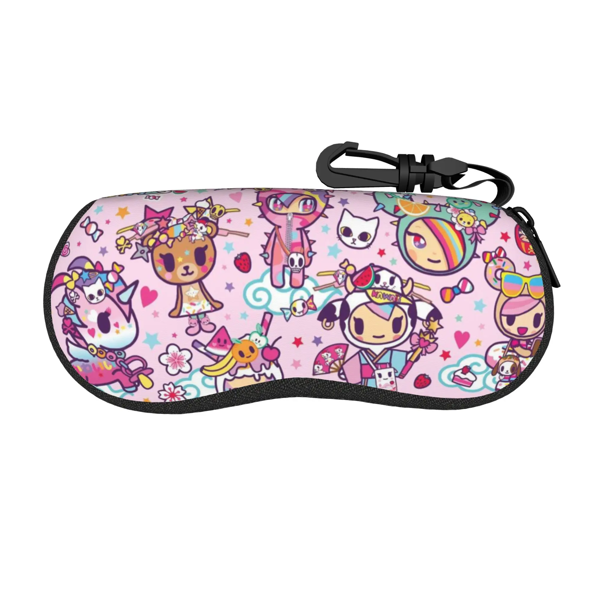 Donutella Sandy Unicorno  Accessories Glasses Case for Girl Anti-Fall Box  Eyewear Protector Charming Eyewear Container