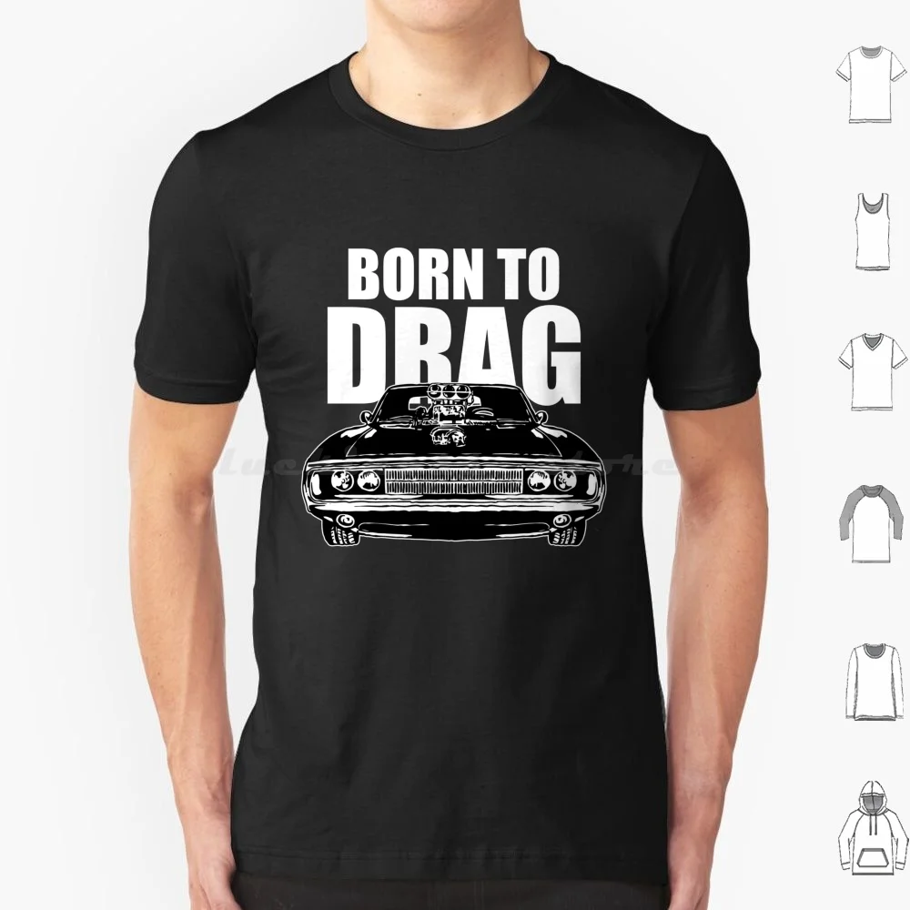 Born To Drag Race 1967 Chevy Impala camiseta 6xl algodón Cool Tee Chevy Impala negro 1967 Born To Drag Race Chevy Hot Rod Muscle