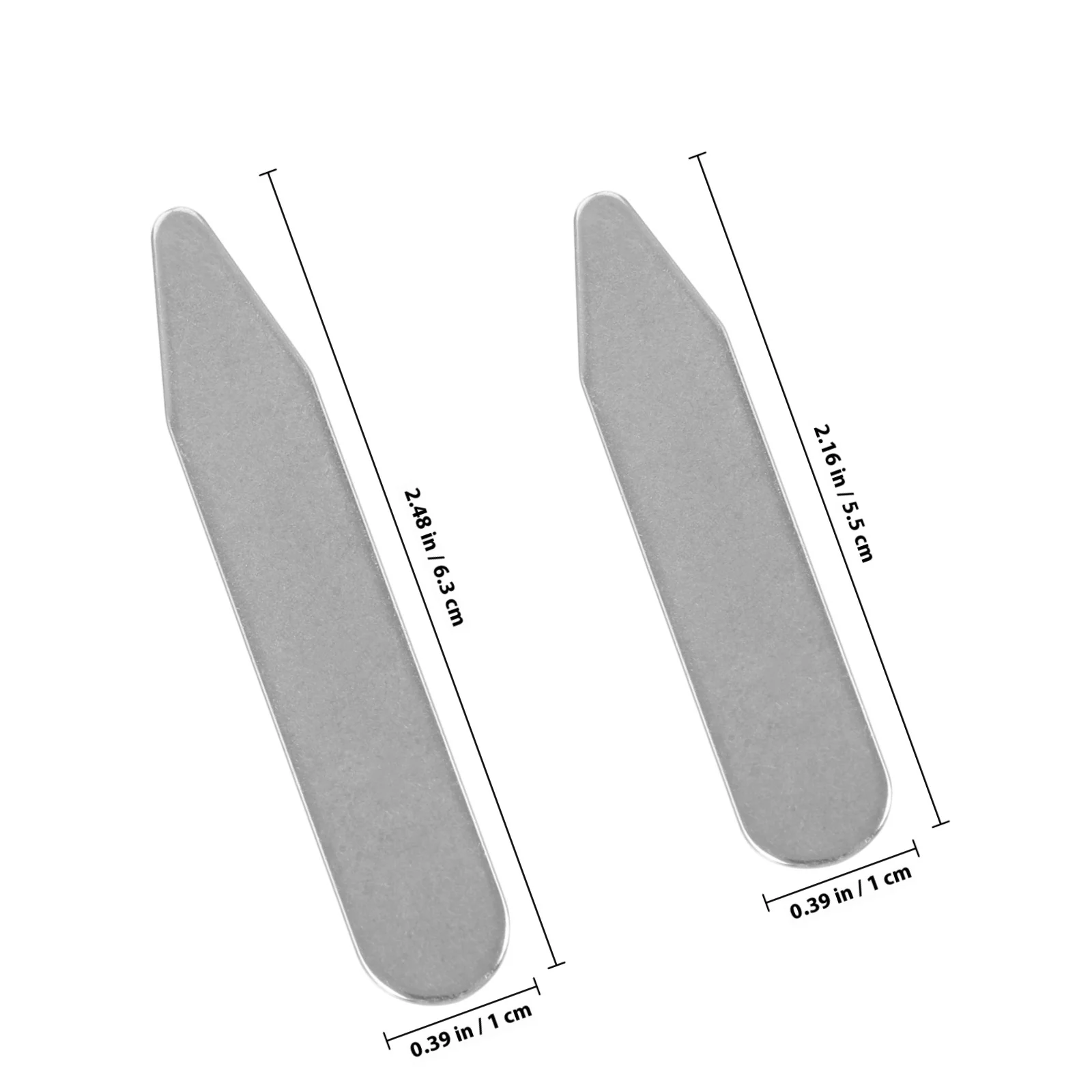 16 szt. Podpórki do kołnierzyka koszuli, wkładki do kołnierzyka męskiego garnituru, trwałe, uniwersalne, do stroju formalnego, łatwe w montażu.