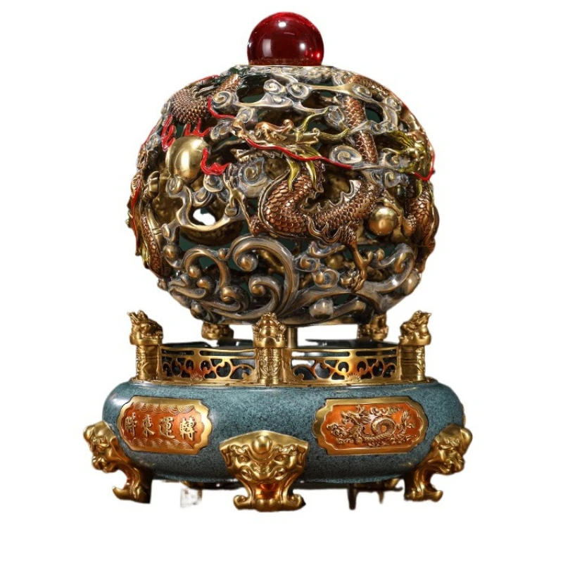 

Nine turns of Qiankun tripod ornaments home living room entrance office decoration housewarming