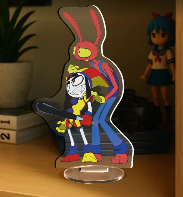 15Cm Acrylic Standees for Pomni Jax Caine Anime Amazingdigitalcircus Standee Desktop Collection Accessories Decoration Fan Gift view 5