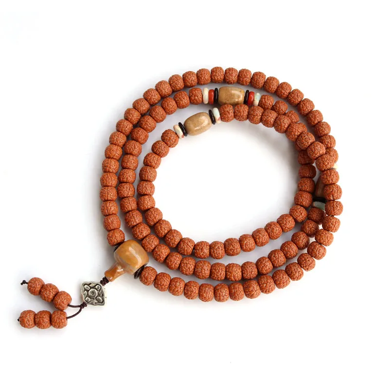 

Genuine Goods Little King Pipal Tree Seeds 108 Beads Bracelet Men's Hand Toy Natural Tibetan Scale Texture Women's B