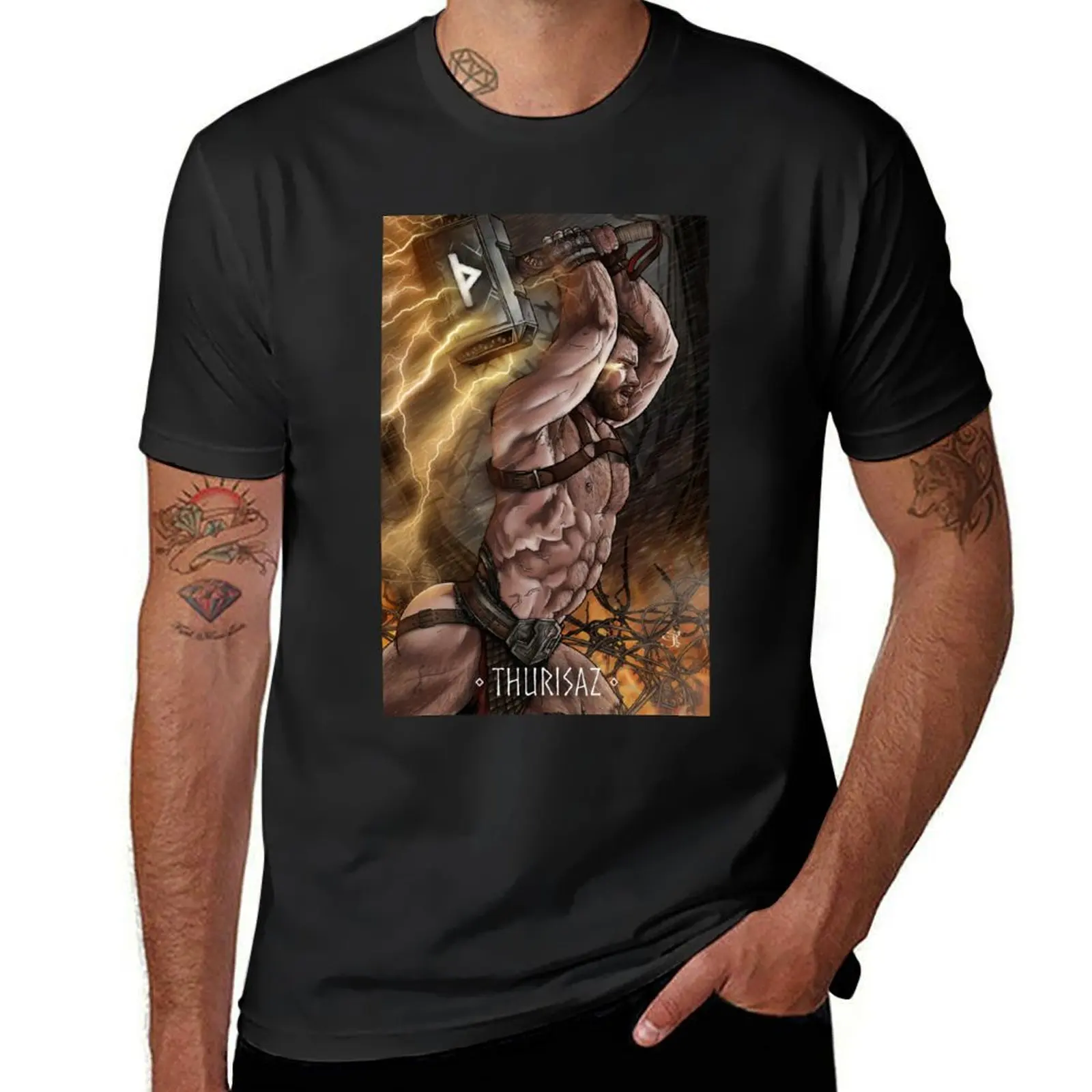 

Thurisaz T-Shirt kawaii clothes oversizeds customizeds Aesthetic clothing mens clothes