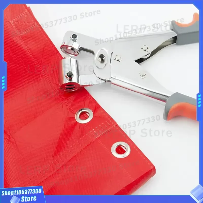 Portable Mini Hand Hole Punch Pliers 6mm 10mm 13mm Grommet Tool Manual Pressure Leather Paper Card Craft DIY Repair Kit