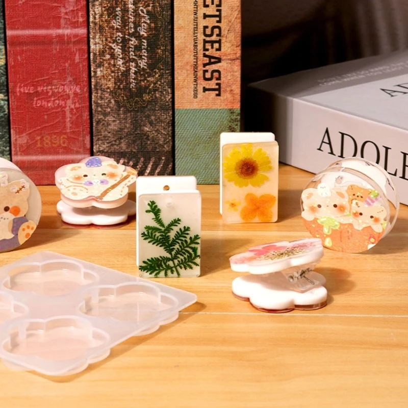 DIY Haarnadel Gussform Anhänger Form Silikon Telefon Halterung Halter Form