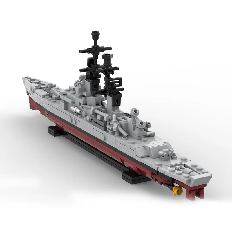 

qwert Leahy Class Cruiser Model MOC Building Bricks War Equipment Modular Technology Gifts Holiday Assemble Children Toys Suit