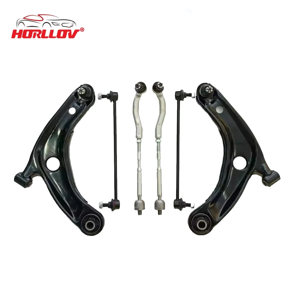 

10PCS High Quality Front Control Arm Kit With Tie Rod End Ball Joint Auto Parts for Toyota YARIS OEM 48068-59095 45047-09301