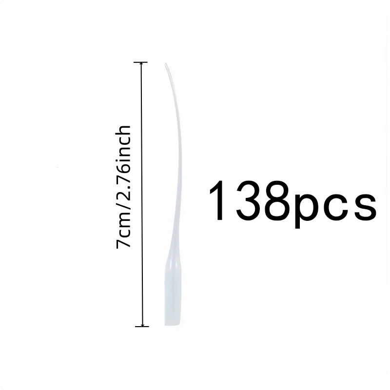 138 pcs Fine Tip Glue Applicators, Extended Flexible Tube and Precise Flow Control, ideal for Shoe Repair Gluing