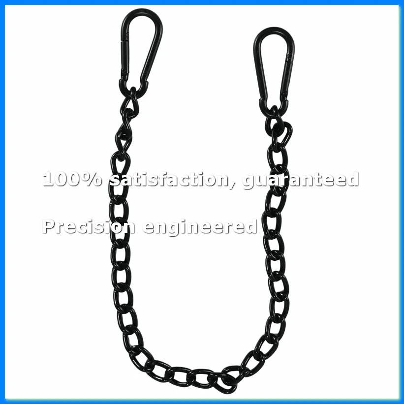 Steel Hanging Chair Chain with 2 Carabiners, Heavy Duty Porch Swing Hammock Chain Kit,for Hammock Swings(66cm)-A73M