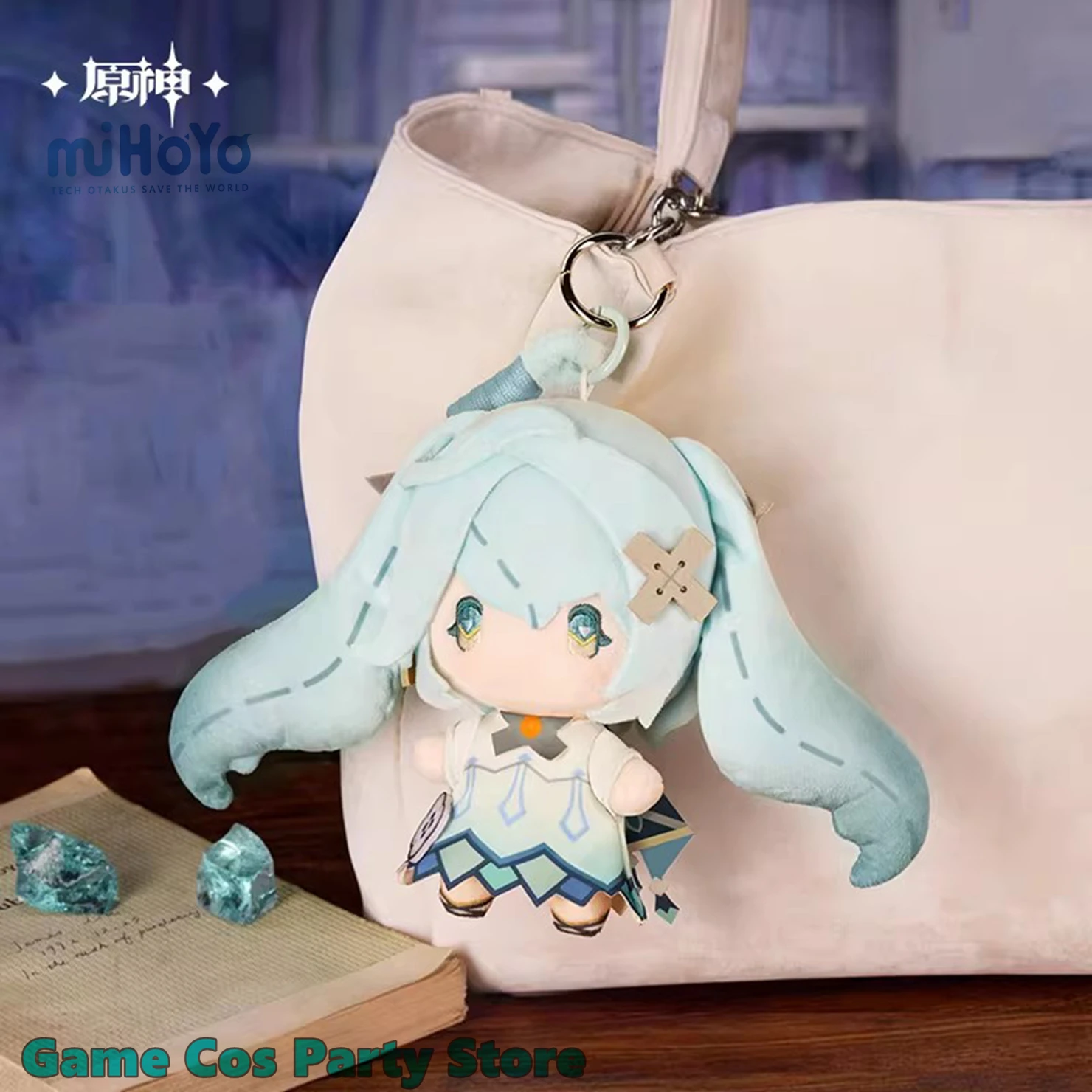 [Genuine] miHoYo Game Genshin Impact Cosplay Diy Accessories Faruzan Cartoon Dolls Keychain Anime Pendant Backpack Charm Gifts