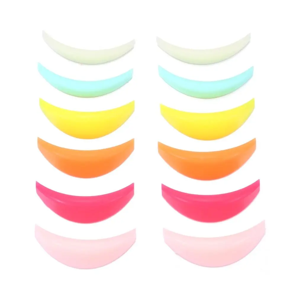 Picture 3: Accessories Eyelash Curling Aid Rainbow Eyelash Extension Silicone 3D Eyelash Lifting Eyelash Perm Pad Eyelash Curler Tool