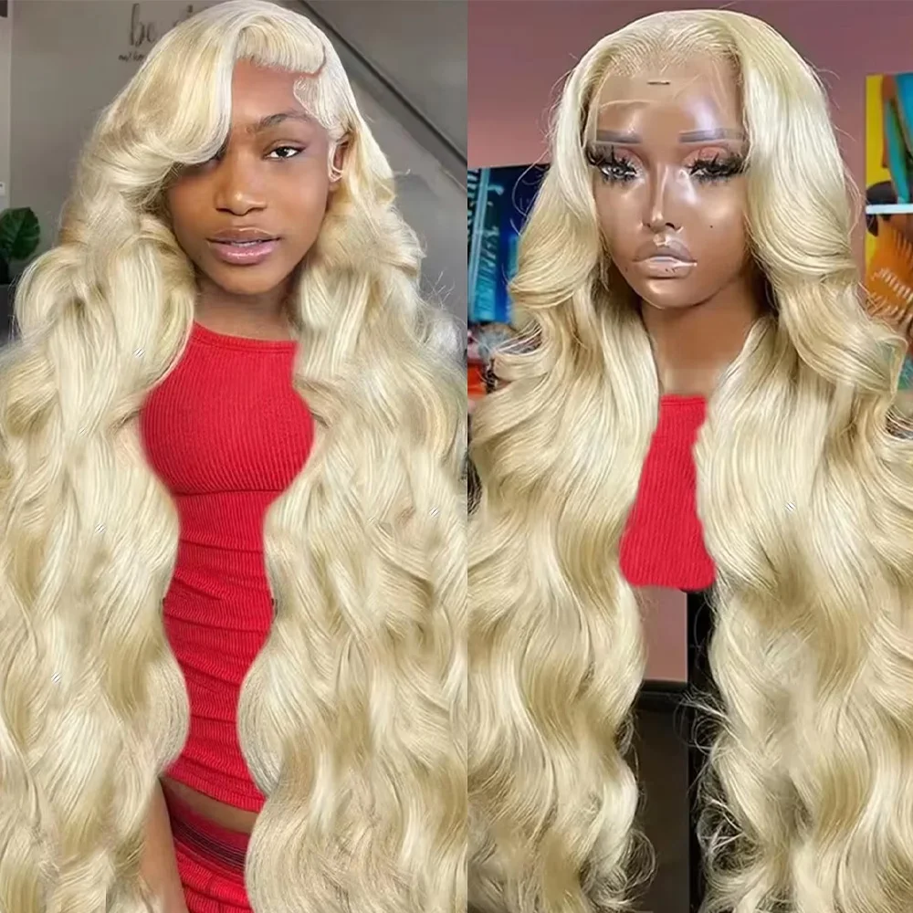 613 rubio miel onda del cuerpo 13x6 HD peluca Frontal de encaje transparente cabello humano brasileño 13x4 pelucas delanteras de encaje 200 densidad 36 40 pulgadas