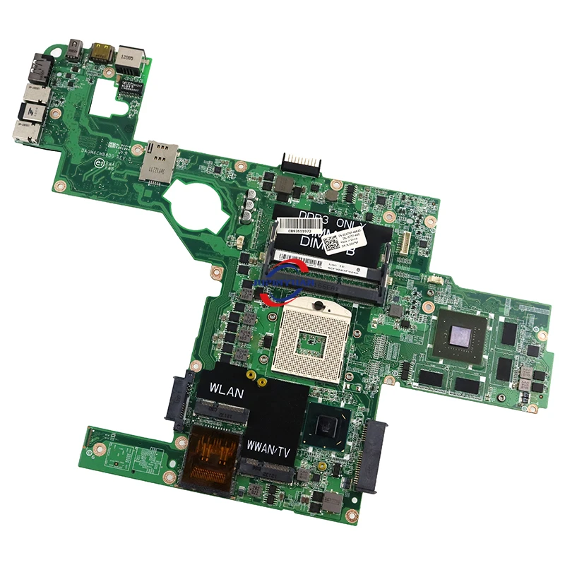 Imagem -04 - Placa-mãe do Portátil para Dell Cn0c47nf Cn-0714wc Xps 15 L502x Dagm6cmb8d0 Gt525m Gt540m Gpu N12p-ge-a1 Ddr3 Hm67 Testado