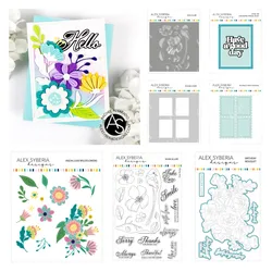 Walentynki kwiatowy Splendor okładka wykrojniki szablony dla DIY Scrapbooking dekoracja albumu wyczyść znaczki tłoczenie kartek papierowych